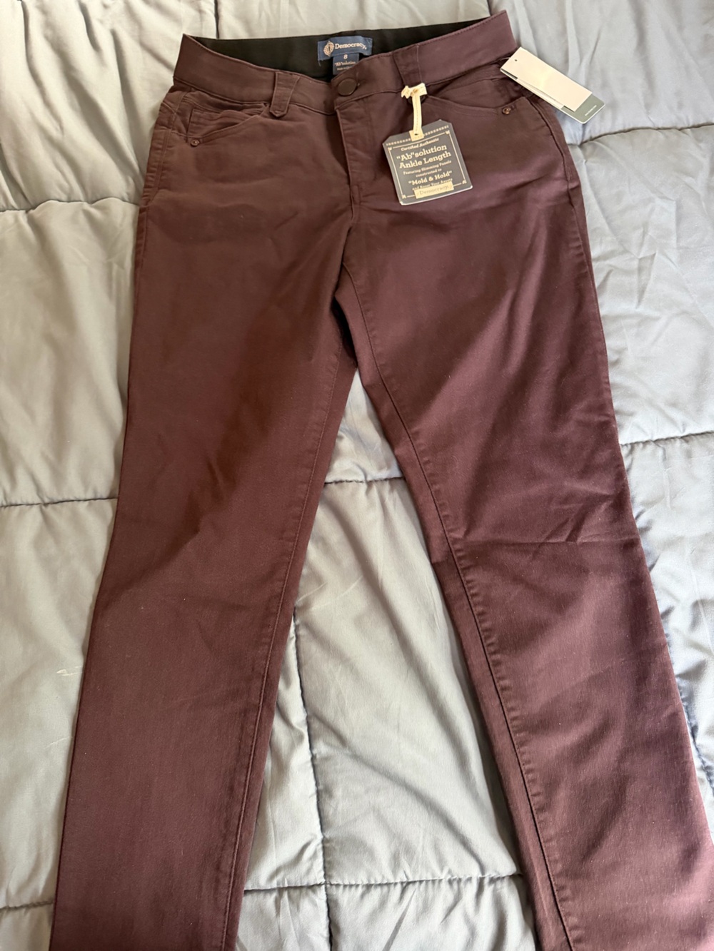 Democracy Deep Plum Skinny Jeans